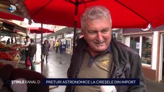 VIDEO - Prețuri astronomice la cireșele din import. Cu c&acirc;t a ajuns să se v&acirc;ndă un kilogram?