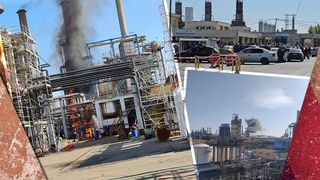 VIDEO - Primele reacții după explozia de la Rafinăria Petromidia. "Nu sunt victime, personalul a fost evacuat"