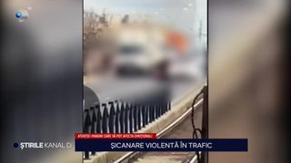 VIDEO-Șicanare în traficul din Capitală!  O femeie a sunat la numărul de urgență, pentru a anunța că soțul ei a fost agresat de un alt șofer. Ce a urmat după