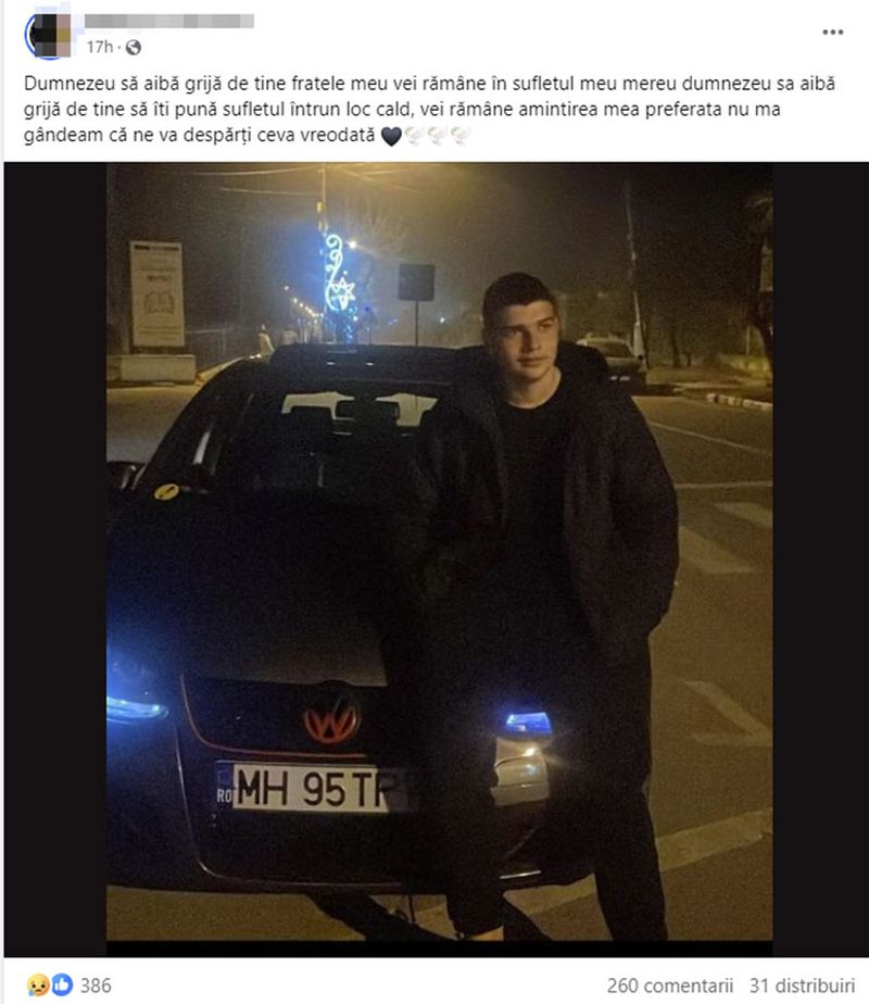 Verișorul Andreei Morega a murit la doar o zi după înmormântarea tinerei studente la Medicină! 