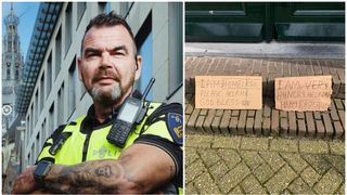 Cât câștigă un cerșetor român în Olanda. Polițistul care l-a verificat la buzunare a rămas șocat