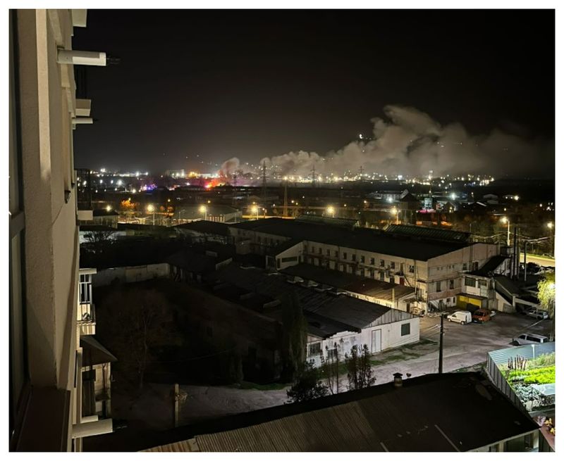 Incendiu fabrică Iași