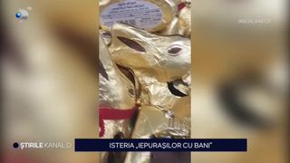 VIDEO -Păcăliți de „iepurașii de ciocolată cu bani”. Dulciurile ajung distruse la rafturi de clienții care vor să se convingă