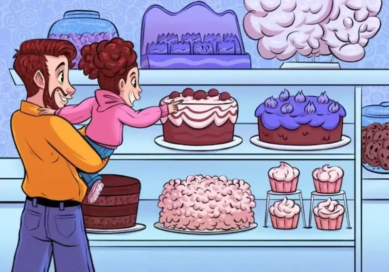 Iluzie optică virală: poți să găsești 4 chipuri printre torturi de mai jos?