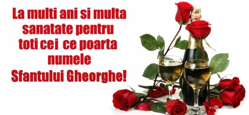 felicitare cu la multi ani de sfantul gheorghe