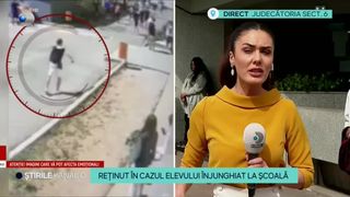 VIDEO- Un adolescent de 15 a fost reținut de polițiști. Este suspect în cazul elevului înjunghiat la un liceu din Capitală
