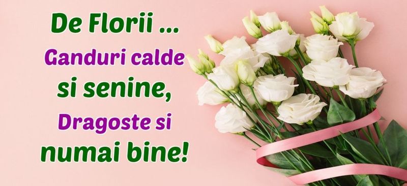 felicitare cu la multi ani de florii