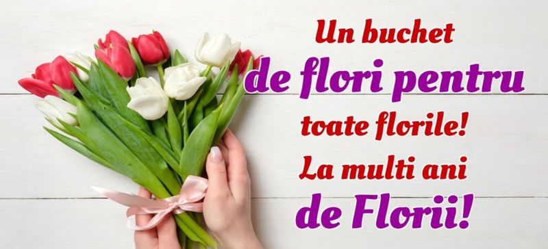 felicitare cu la multi ani de florii