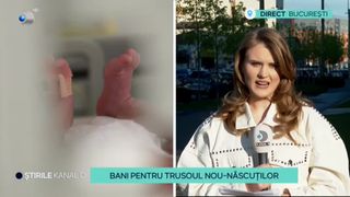 VIDEO - Bani pentru trusoul nou-născuților. Ce persoane pot intra în posesia sumelor?