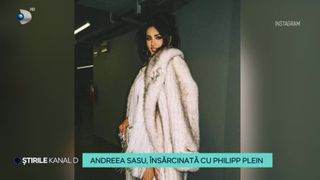 VIDEO - Andreea Sasu, însărcinată cu Philipp Plein. Designerul este tată pentru a patra oară