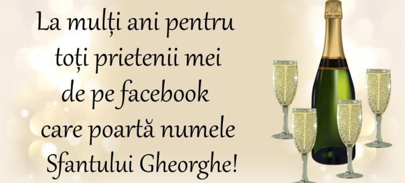 mesaj cu la multi ani de sfantul gheorghe