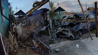 VIDEO: Sf&acirc;rșit tragic! Doi tineri de 15 şi 22 de ani și-au pierdut viața, după ce au intrat cu maşina &icirc;n st&acirc;lp, &icirc;n V&acirc;lcea