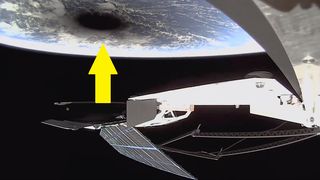 Cum s-a văzut eclipsa de Soare din spațiu