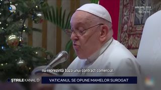 VIDEO - Papa Francisc se opune mamelor surogat. Ce se spune în noul document publicat de Vatican?