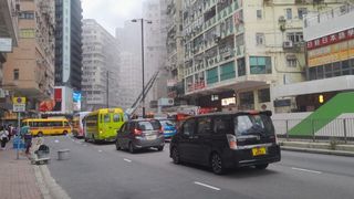 Incendiu devastator în Hong Kong