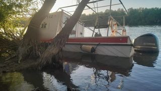 Ambarcațiune răsturnată Chilia