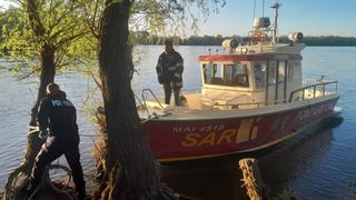 VIDEO - Interveție dificilă! O ambarcațiune a Ambulanței, implicată într-un accident de navigație pe brațul Chilia