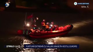 VIDEO - Europa, sub furia naturii. Marea Britanie și Franța au fost măturate de furtuni