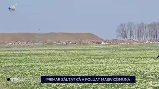 VIDEO - Primar dintr-o comună buzoiană, acuzat de poluare masivă. Sătenii s-au plâns de mirosurile îngrozitoare
