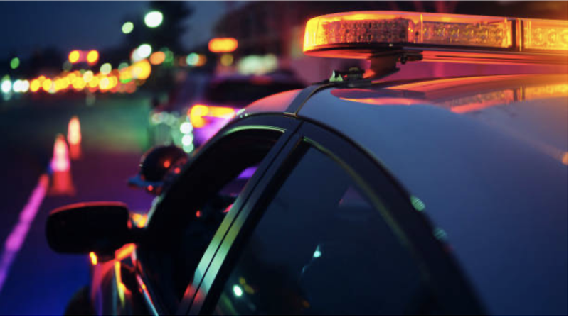 ilustrație foto mașină de poliție