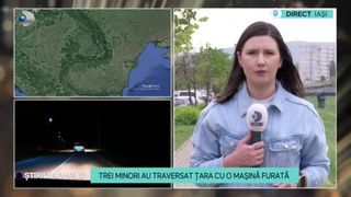 VIDEO - Trei minori au traversat țara cu o mașină furată. Este incredibil ce au făcut adolescenții c&acirc;nd au dat nas &icirc;n nas cu polițiștii!