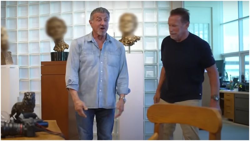 Sylverster Stallone, alături de Arnold Schwartzeneger