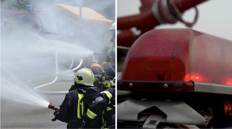 Ilustrație intervenție pompieri