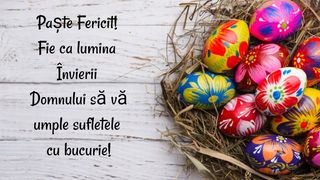 felicitare de paste