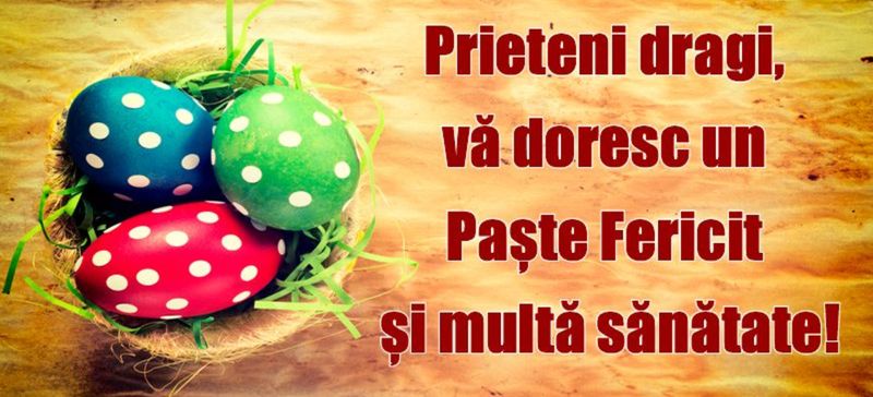 felicitare de paste