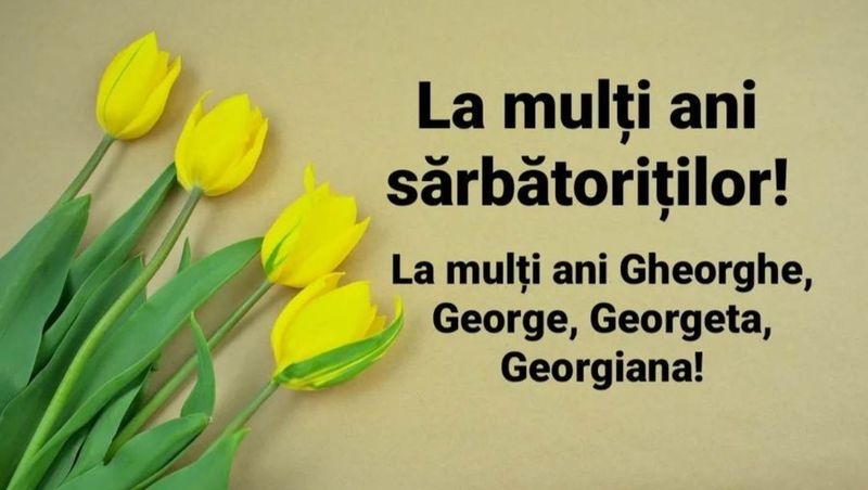 felicitare de sfantul gheorghe