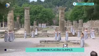 VIDEO - Se aprinde Flacăra Olimpică! Imagini din Grecia, de la ceremonia spectaculoasă