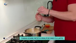 VIDEO - Fabian Soare a cucerit internetul cu rețele sale de mâncare. „Eu gătesc de vreo 9-10 ani constant”