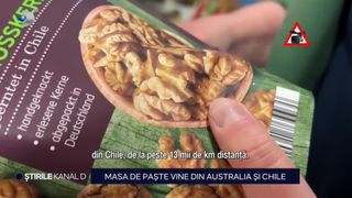 VIDEO - Paștele românesc, făcut cu produse de import. Masa de sărbătoare adună mii de kilometri până la noi