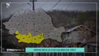 VIDEO - Avertismentul meteorologilor: Vreme rece și cod galben de vânt/ Zonele vizate