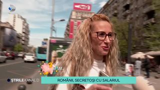 VIDEO - Rom&acirc;nii, secretoși cu salariul. &bdquo;E treaba mea proprie și personală!&rdquo;