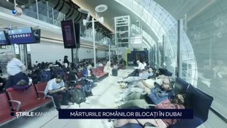 VIDEO - Sute de români au rămas blocați pe aeroportul din Dubai după inundațiile devastatoare