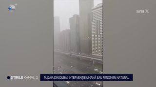 VIDEO - Potopul din Dubai a stârnit controverse: Sunt efectele schimbărilor climatice drastice sau ale intervențiilor umane?
