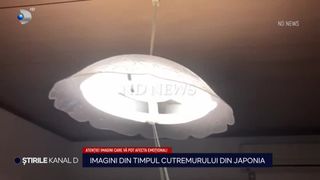 VIDEO - Cutremurul din Japonia, surprins de camerele de supraveghere. Nouă oameni au ajuns la spital