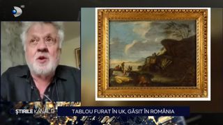 VIDEO - Pictură de peste 2 milioane de euro, furată în urmă cu 4 ani din Marea Britanie, găsită acum în România