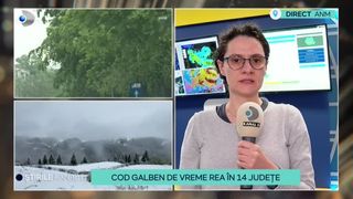 VIDEO-Vreme rece și mohorâtă la început de săptămână.  Un cod galben de vreme rea este în vigoare în 14 județe