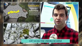 VIDEO- Anunțul făcut de ANM. Cum va fi vremea &icirc;n următoarele zile și c&acirc;t va mai dura acest episod de iarnă de la finalul lunii aprilie?