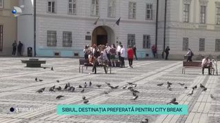 VIDEO-Sibiul, destinația preferată pentru city break. ,,Cred că este frumos! Este preferatul meu, un oraș superb''