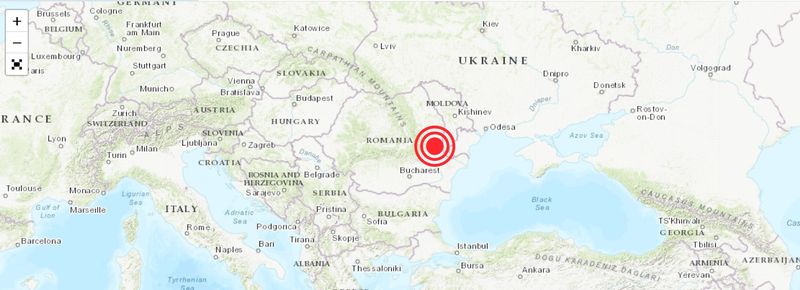 Cutremur neobișnuit în județul Galați