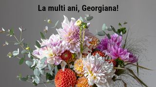 Felicitare cu mesajul: La mulți ani, Georgiana
