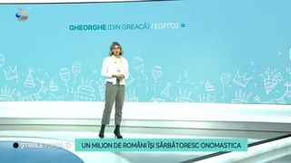 VIDEO-Un milion de români își sărbătoresc astăzi onomastica. Care este, de fapt, semnificația acestei zile