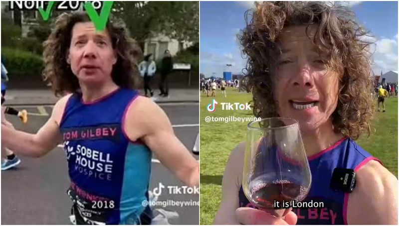 Tom Gilbey s-a oprit pentru a bea vin la fiecare milă (peste 1,6 km).