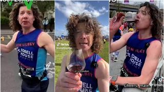 A băut câte un pahar de vin la fiecare milă din maraton. Ce s-a întâmplat după 5 ore de alergare?