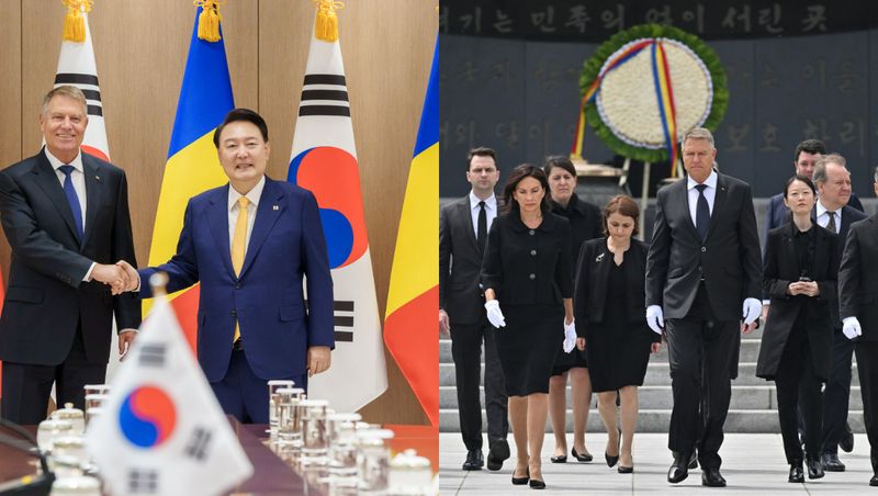 Carmen și Klaus Iohannis Coreea