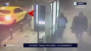 VIDEO- Un bărbat a fost identificat după două luni de căutări, după ce a furat taxiul pe care l-a comandat.  Întreaga întâmplare a fost surprinsă de camerele de supraveghere