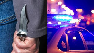 VIDEO: Atac cu cuțitul, în Centrul Vechi al Capitalei. O femeie a fost agresată după ce a ieșit dintr-un supermarket